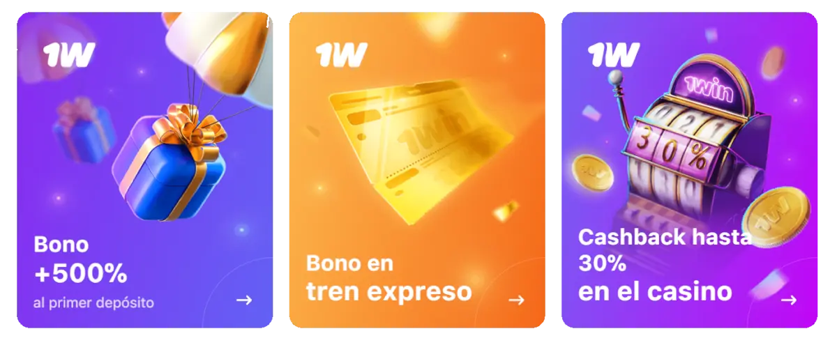 1Win App Bonos