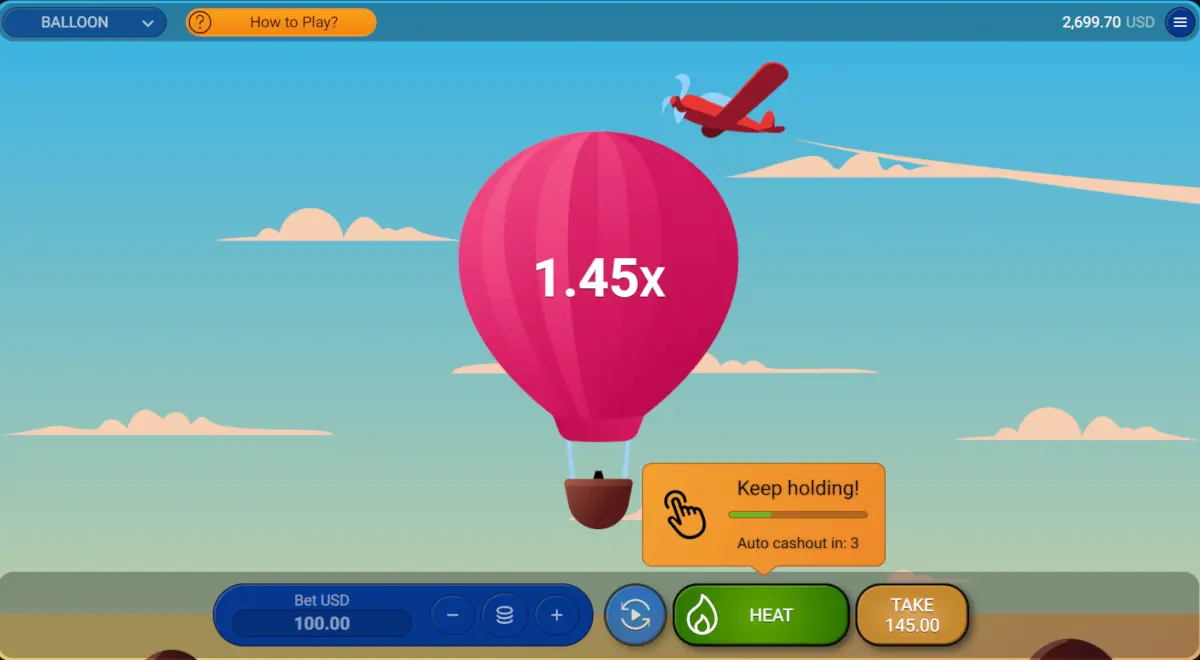 1Win balloon