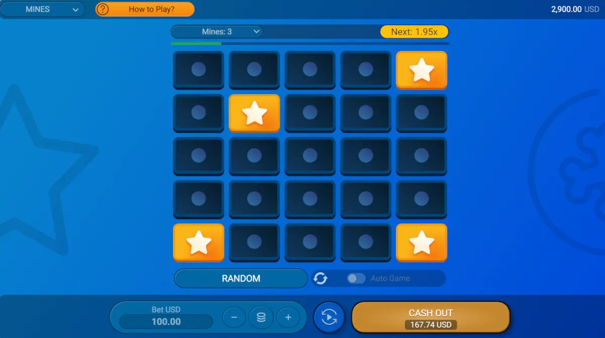 1Win mines